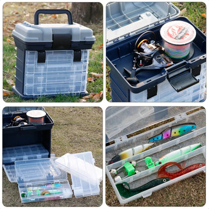 4 Layer Tackle Box with Handle