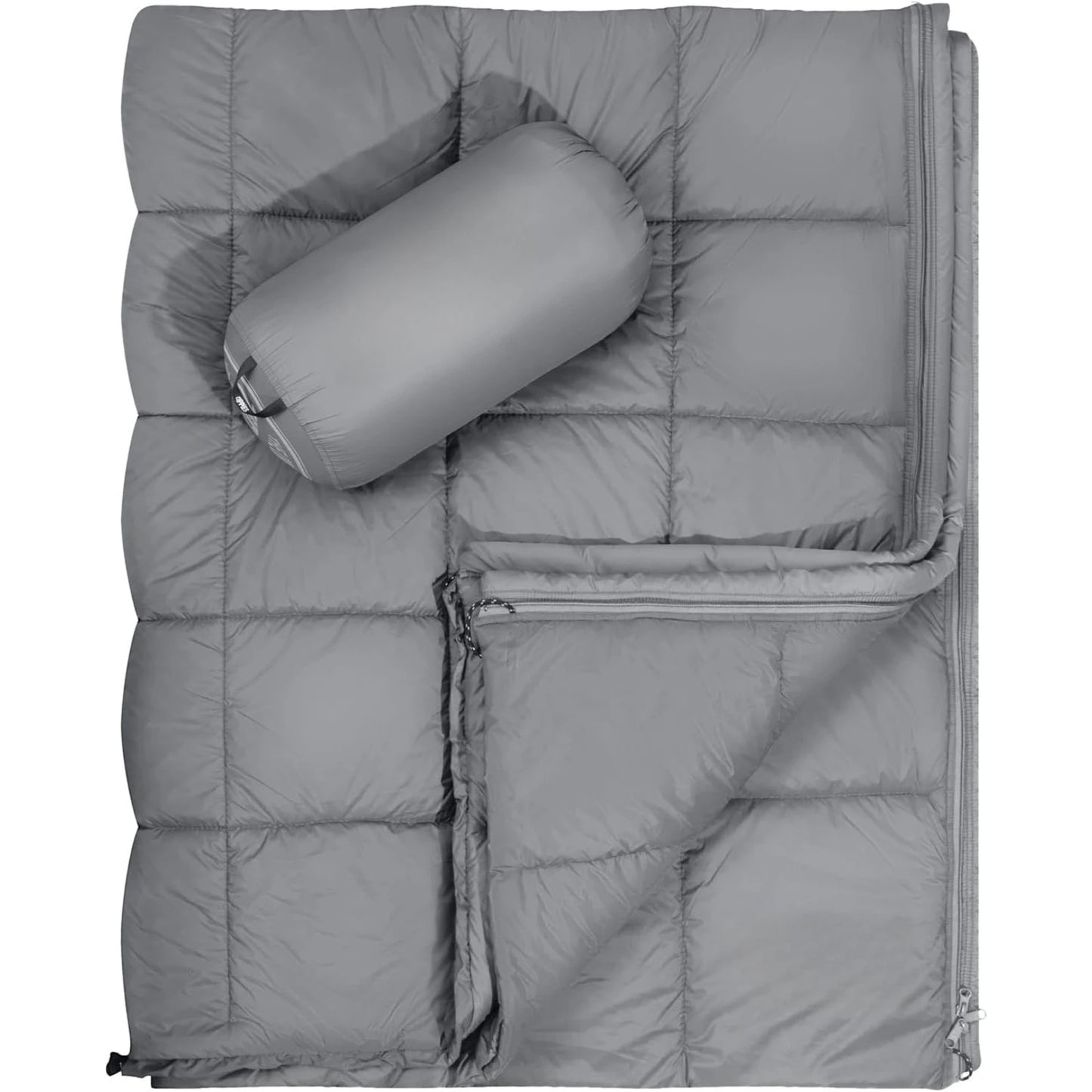 Queen Size Warm Camping Quilt, with Zipper