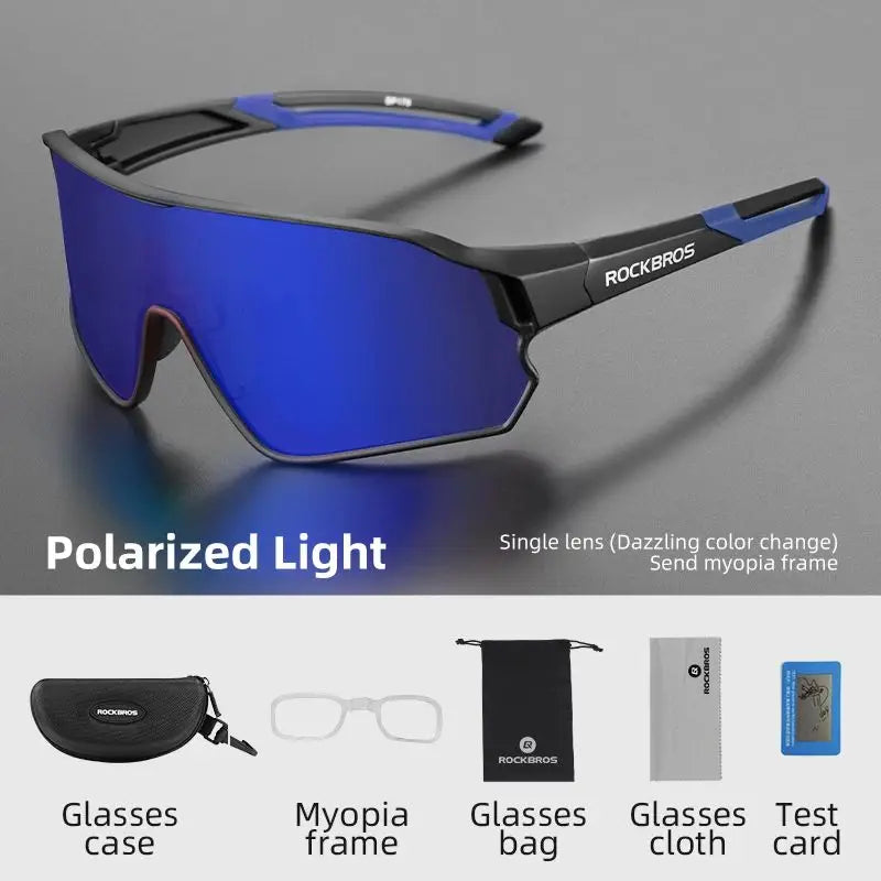 Men's & Women's Polarized Road Bike Glasses