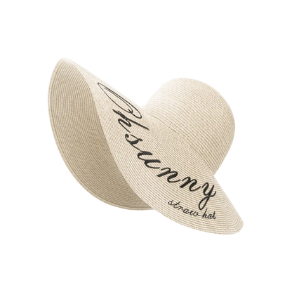 Women's Wide Brim Foldable Straw Hat