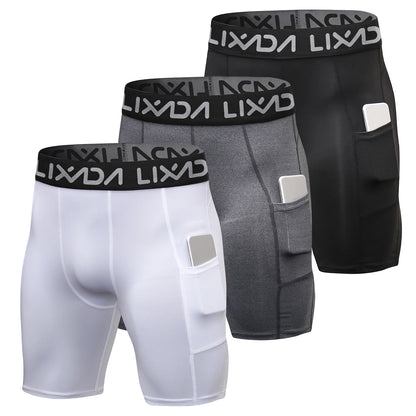 Men's Compression Shorts with Pocket