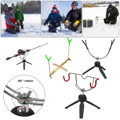 Ice Fishing Adjustable Rod Holder