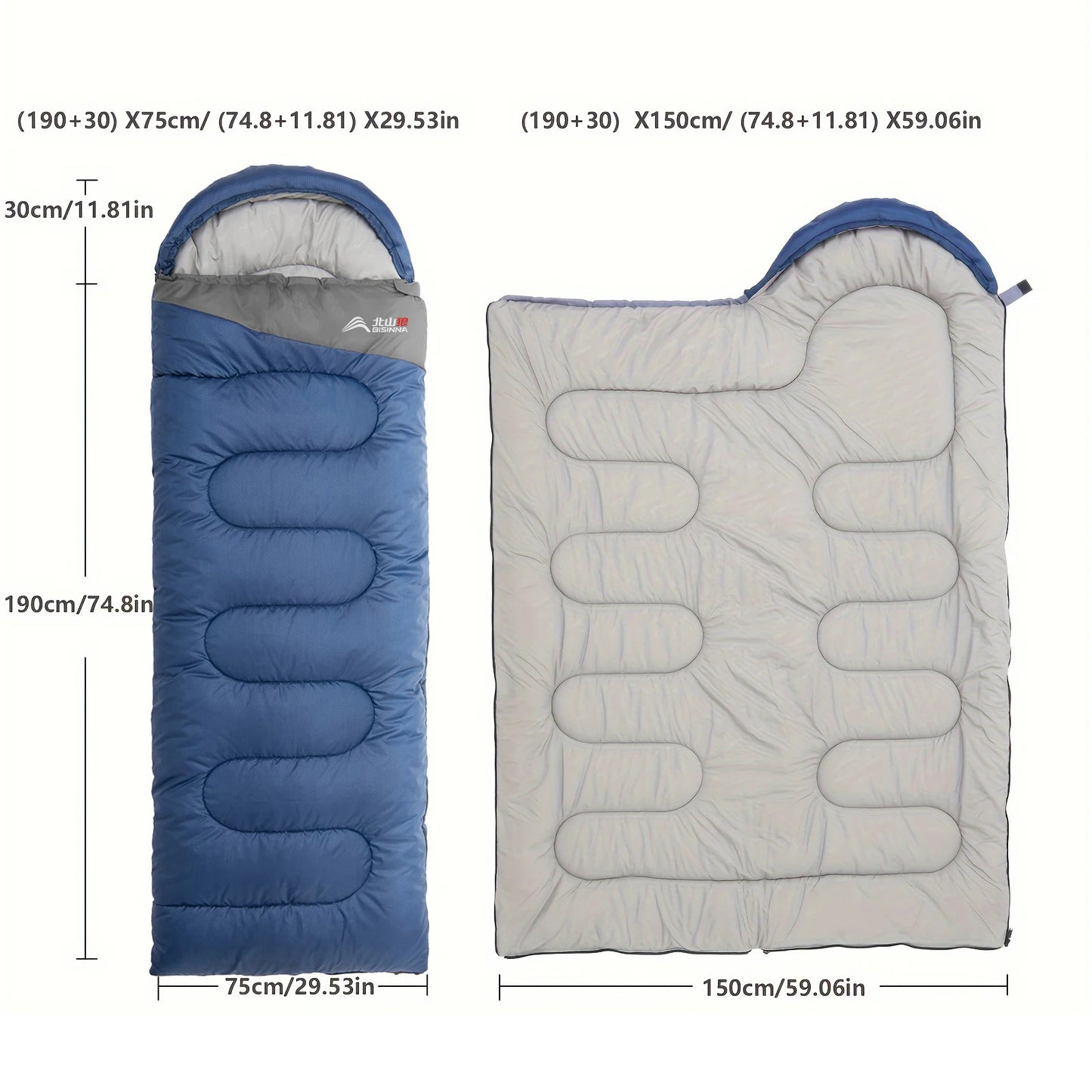 Ultralight, Waterproof, Cold Weather Sleeping Bag