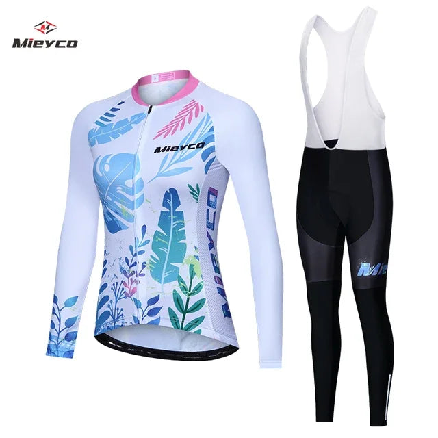 Women's Lightweight Mesh Cycling Jersey and Pants