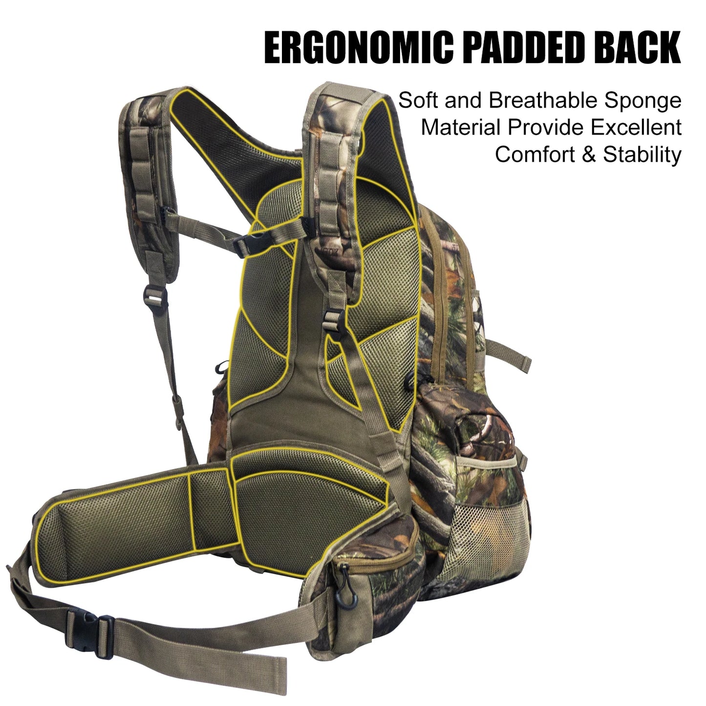 Large Capacity Hunting Camo Backpack