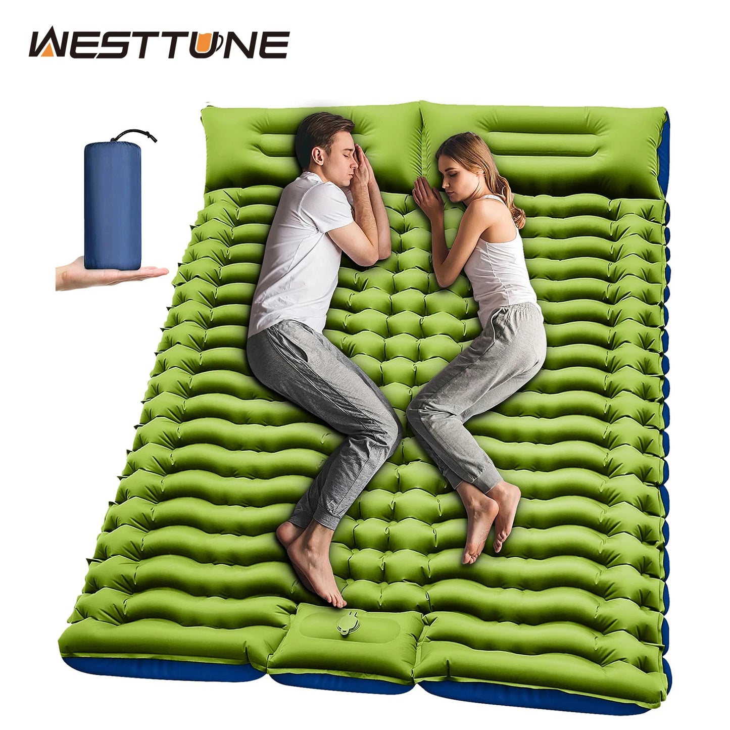 Double Inflatable Sleeping Mattress