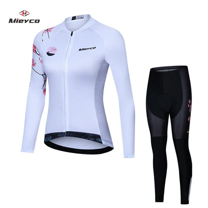 Women's Lightweight Mesh Cycling Jersey and Pants