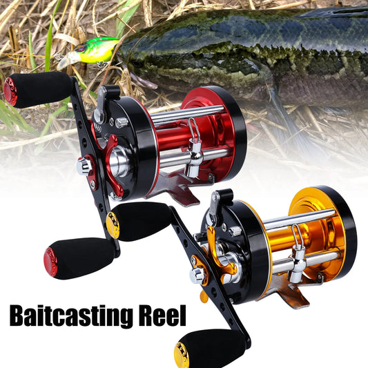 Saltwater Trolling Baitcasting Drum Reel