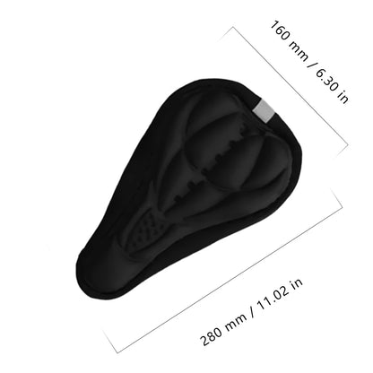 3D Breathable Padded Bike Saddle Cover