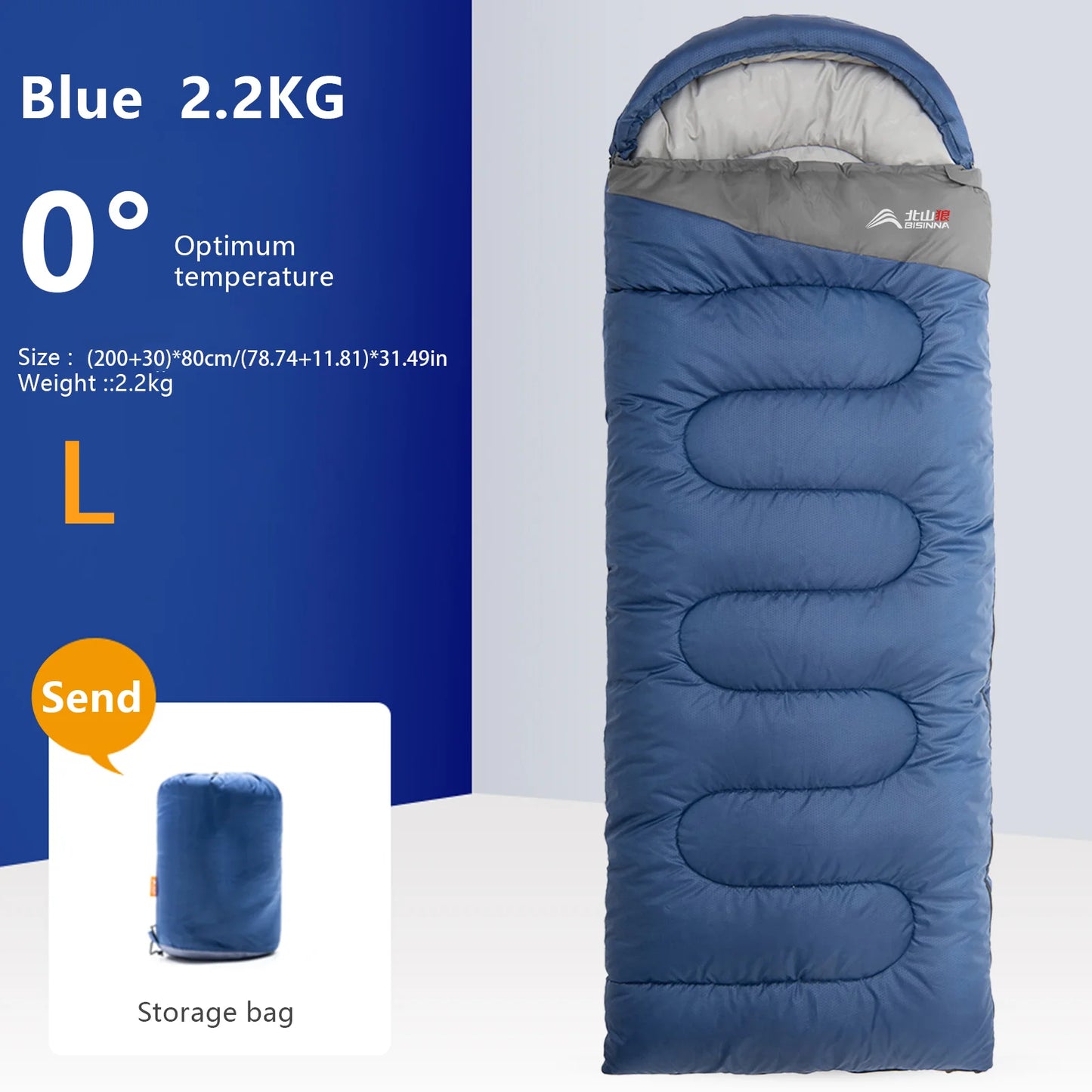 Ultralight, Waterproof, Cold Weather Sleeping Bag