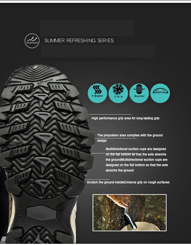 Men's Mesh Summer Hiking Shoes