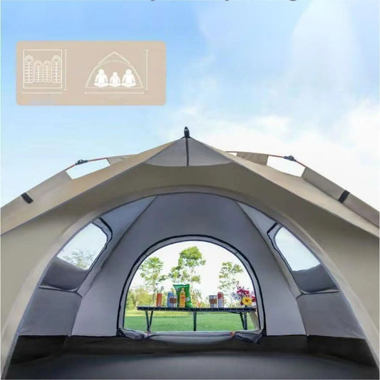 Large Polyester Outdoor Shelter, two doors and two windows