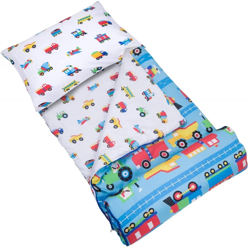 Kid's Microfiber Sleeping Bag, with Pillow Case