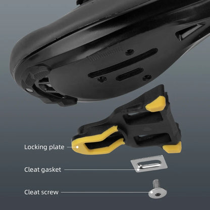 Road Bike Self-locking Pedals for SPD and Look System, Aluminum Alloy