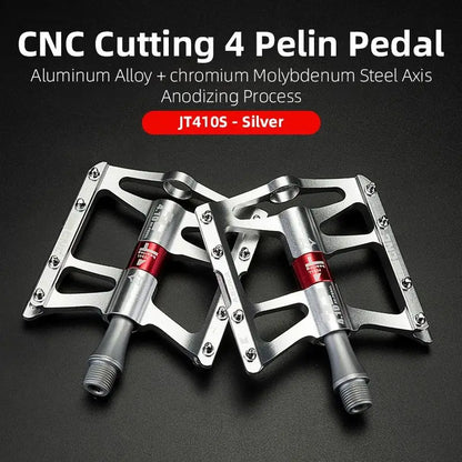 Ultralight Aluminum Mountain Bike Pedals, Chrome Moly Bearings