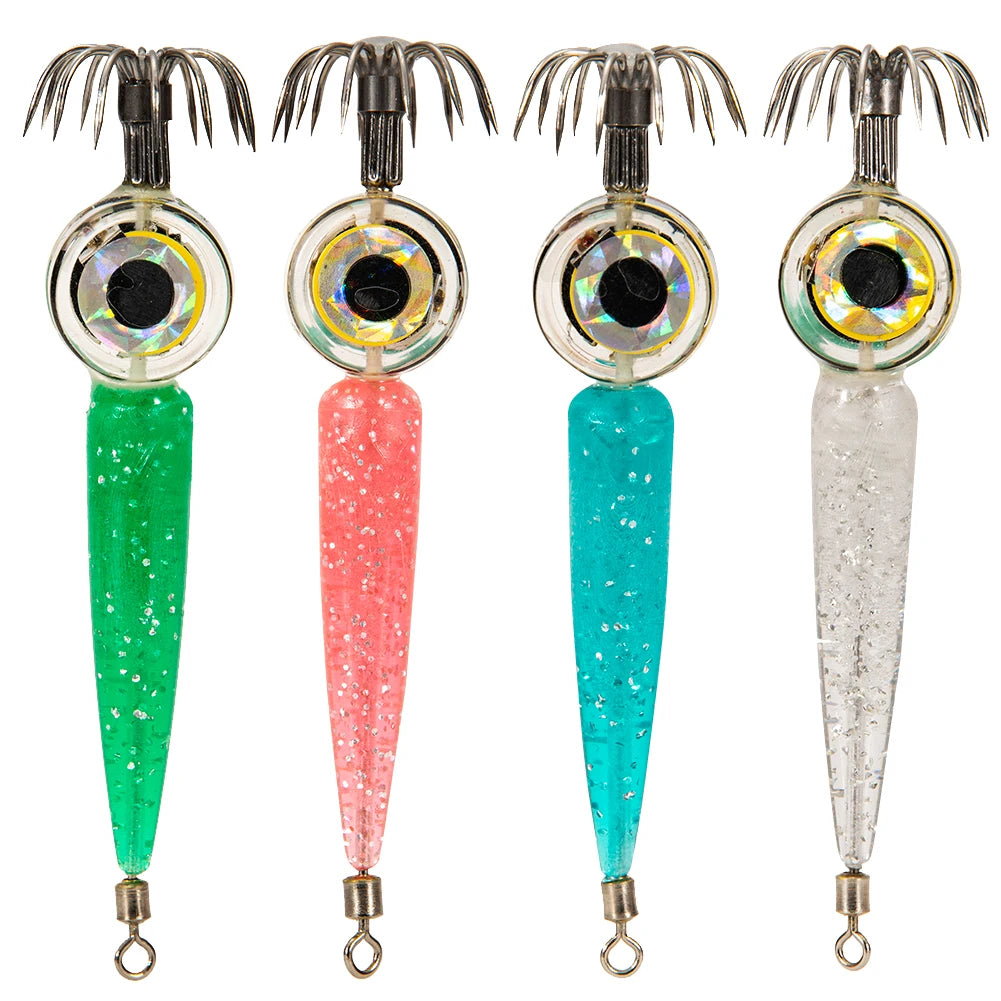 Multi-colored Deep Sea LED Cuttlefish Lures