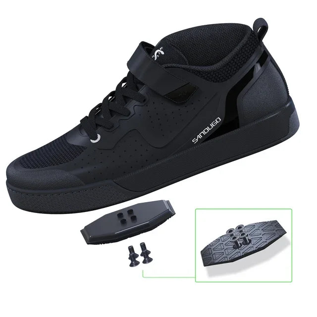 Men's Mountain Bike Cycling Shoes - SPD/Flat Pedal Compatible