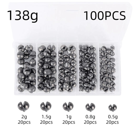 Round Split Shot Weights