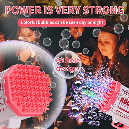 Lighted Kids Bubble Gun