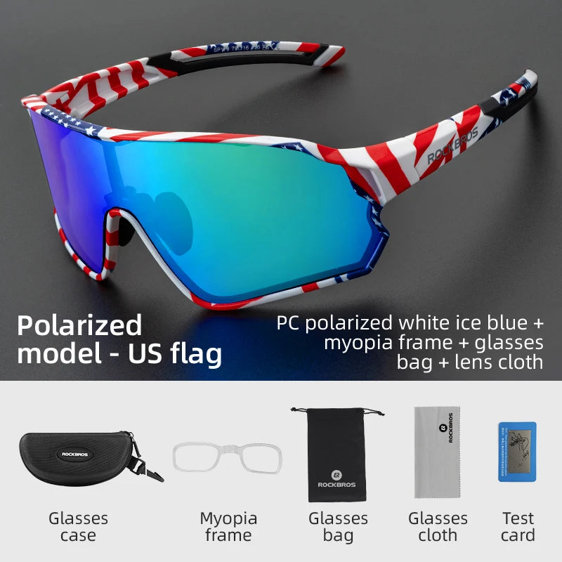 Men's & Women's Polarized Road Bike Glasses