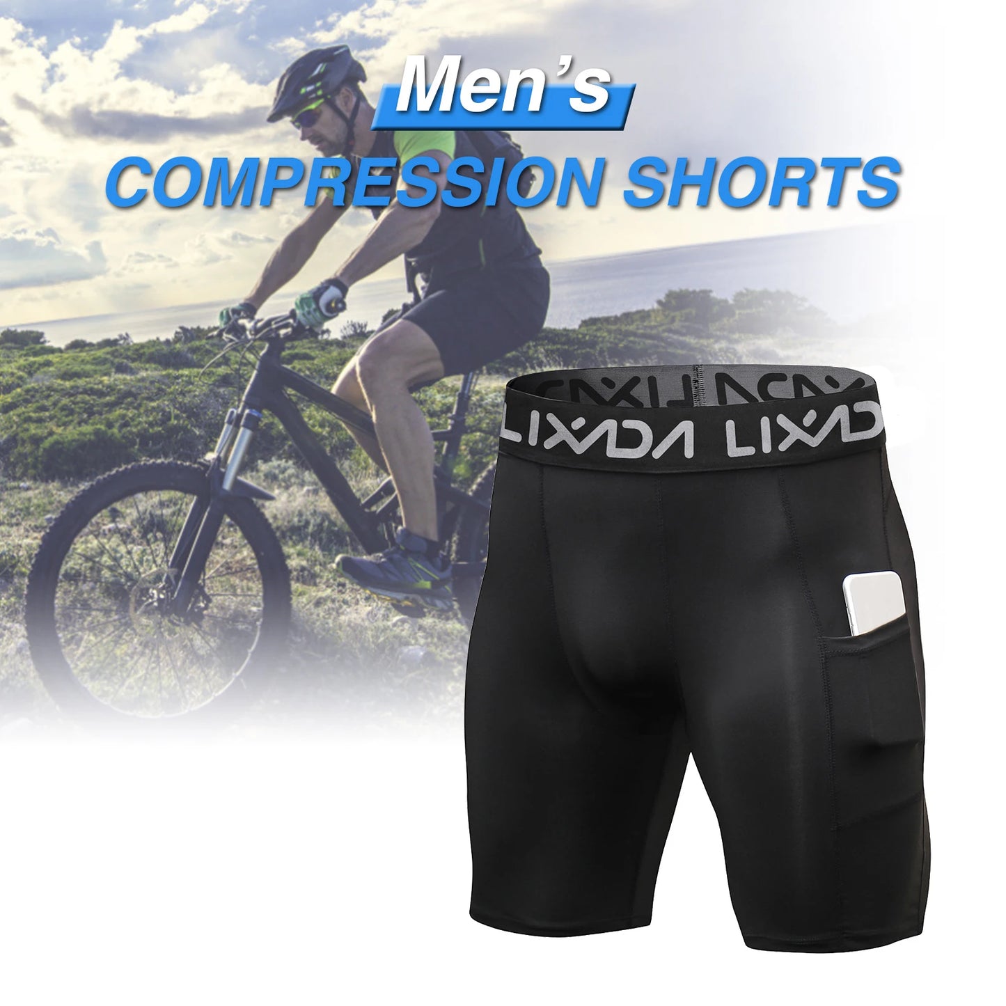 Men's Compression Shorts with Pocket