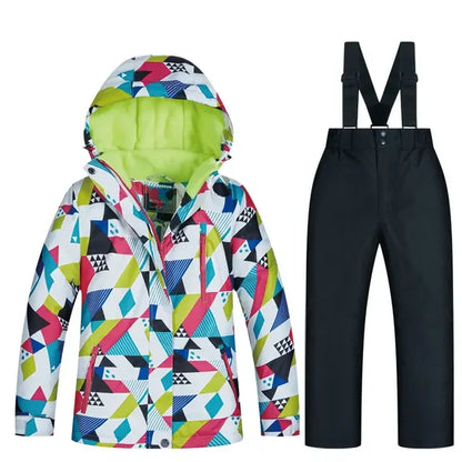 Kid's Waterproof Ski Jacket and Pants