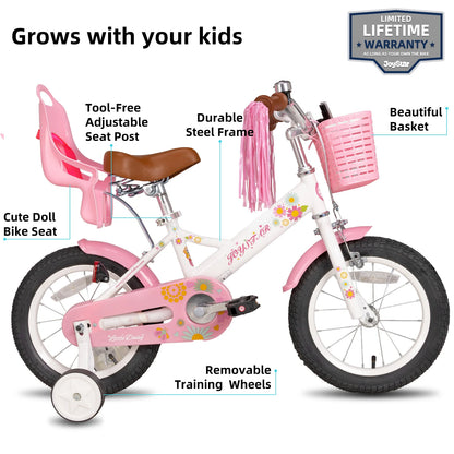 Kids Bike for Girls Ages 2-7 Years, variety of colors and features