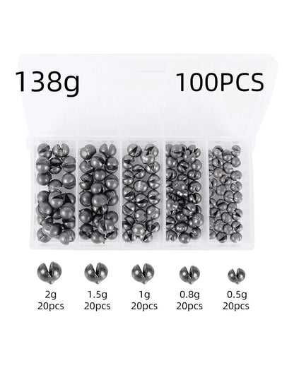 Round Split Shot Weights