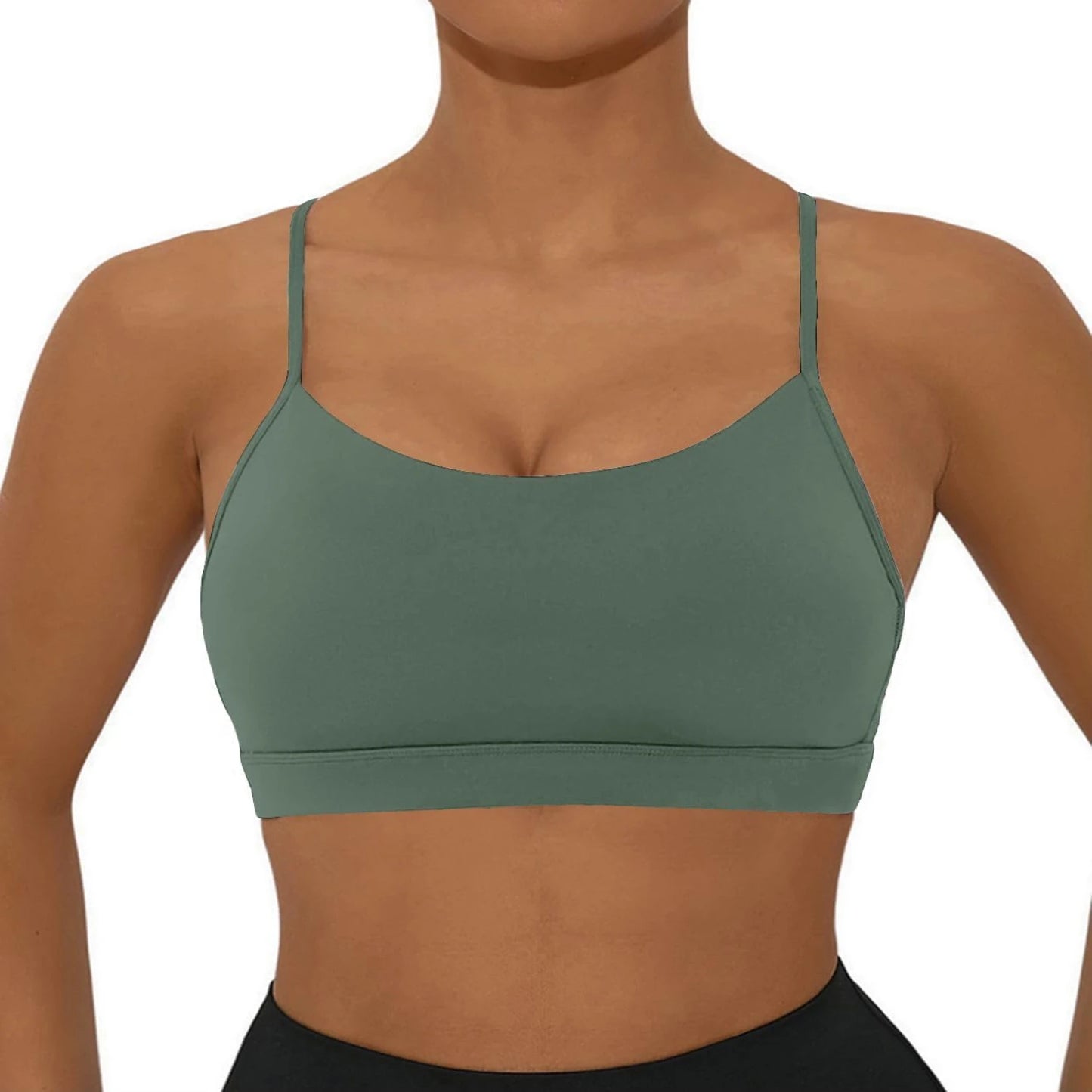 Women's Racerback Sports Bra with Removable Pads