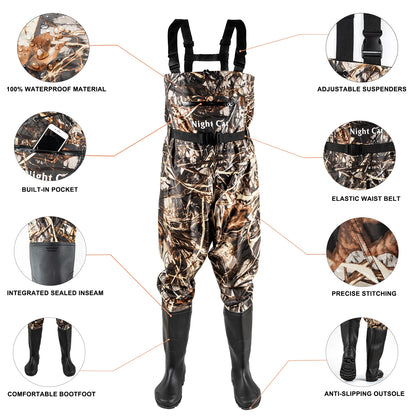 Waterproof Chest Waders with Boots