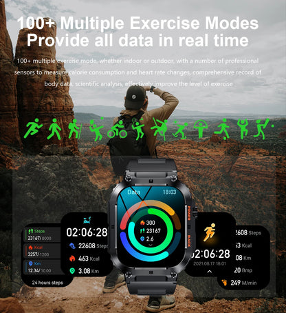 Waterproof Fitness Tracker Smart Watch