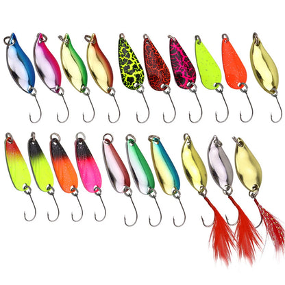 Multi-colored Metal Spoons for Trout & Bass